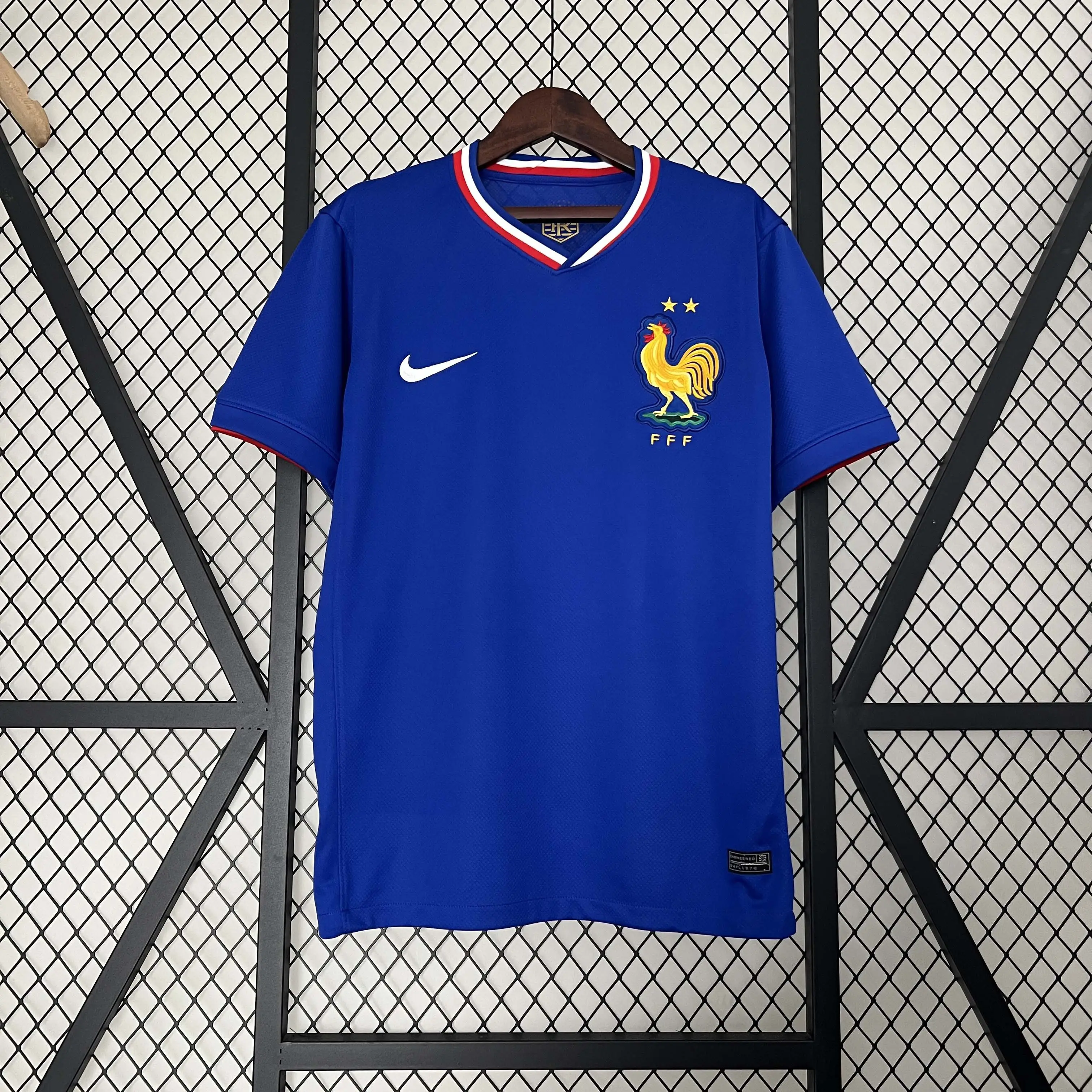 フランス代表 ホーム 2024-2025 ユニフォーム 半袖 Tシャツ