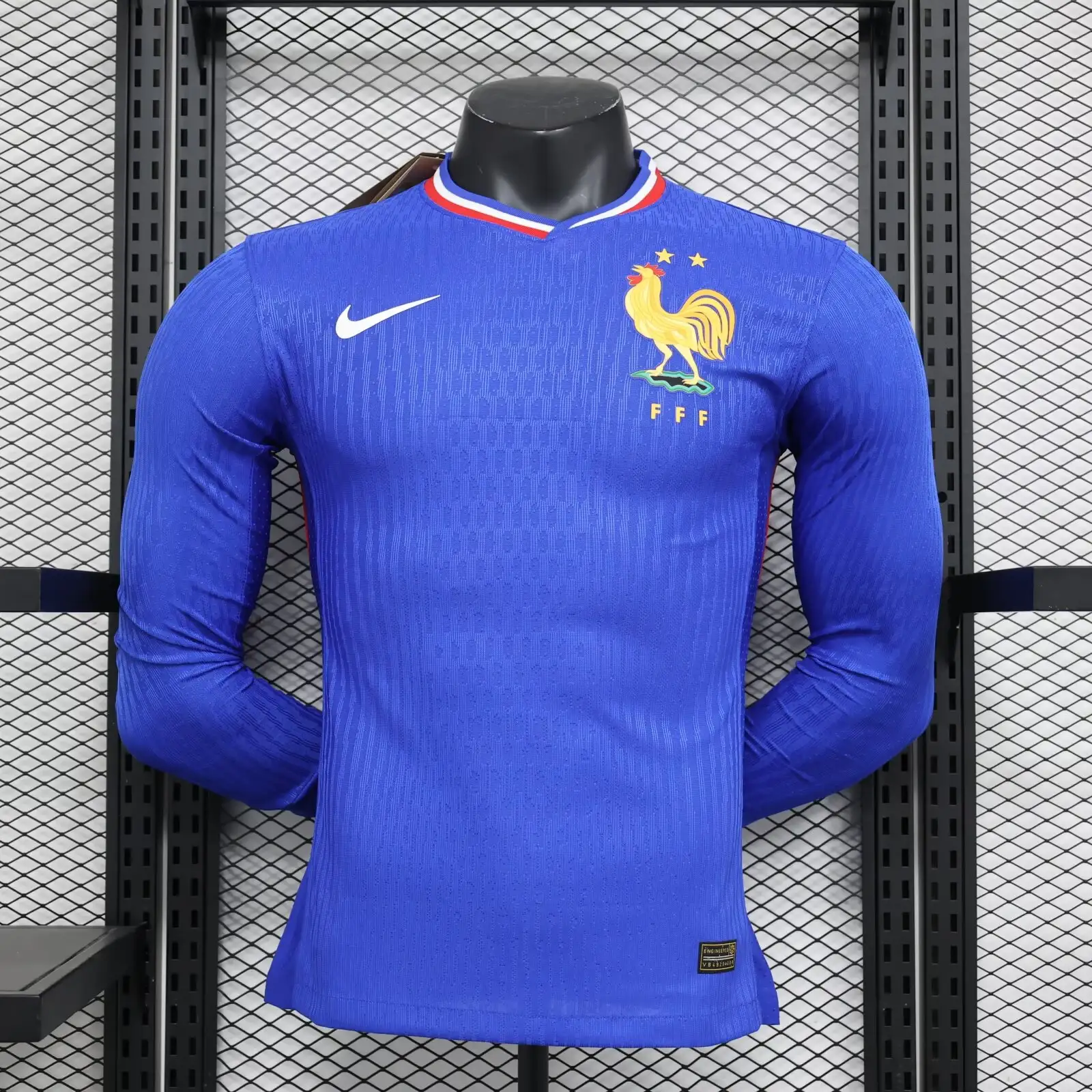 フランス代表 ホーム 2024-2025 ユニフォーム 長袖 Tシャツ