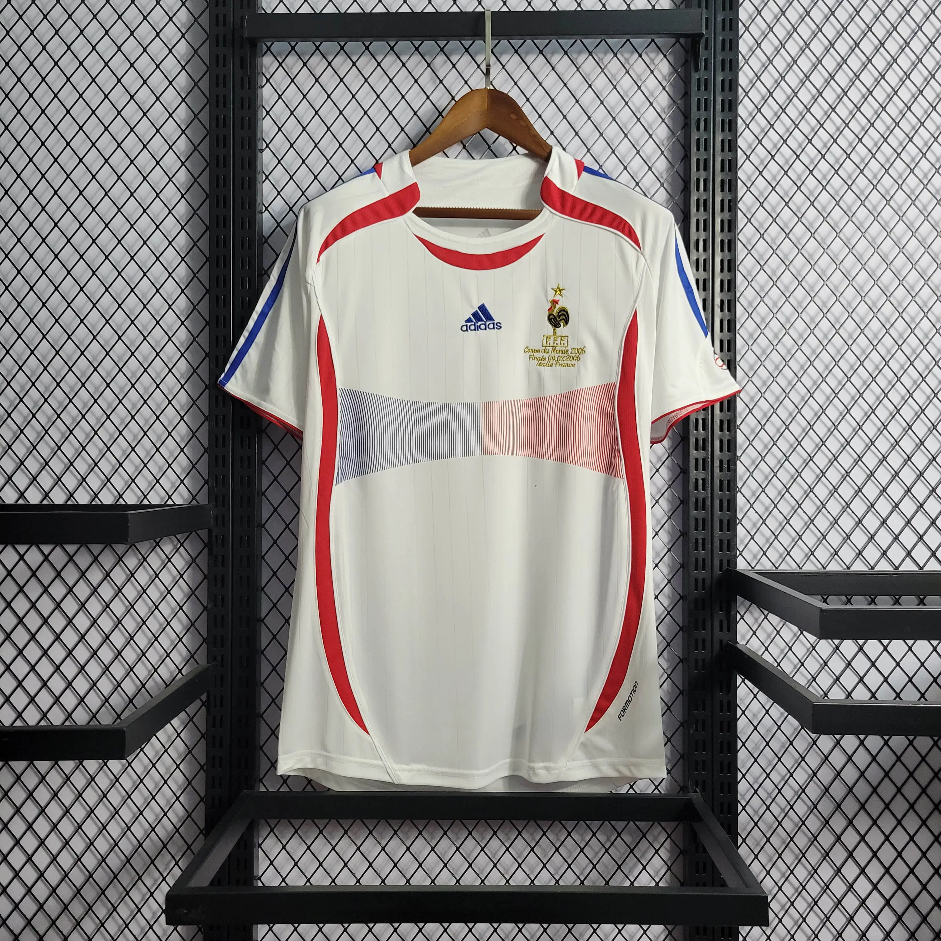 フランス代表 アウェイ 2006 ユニフォーム 半袖 Tシャツ