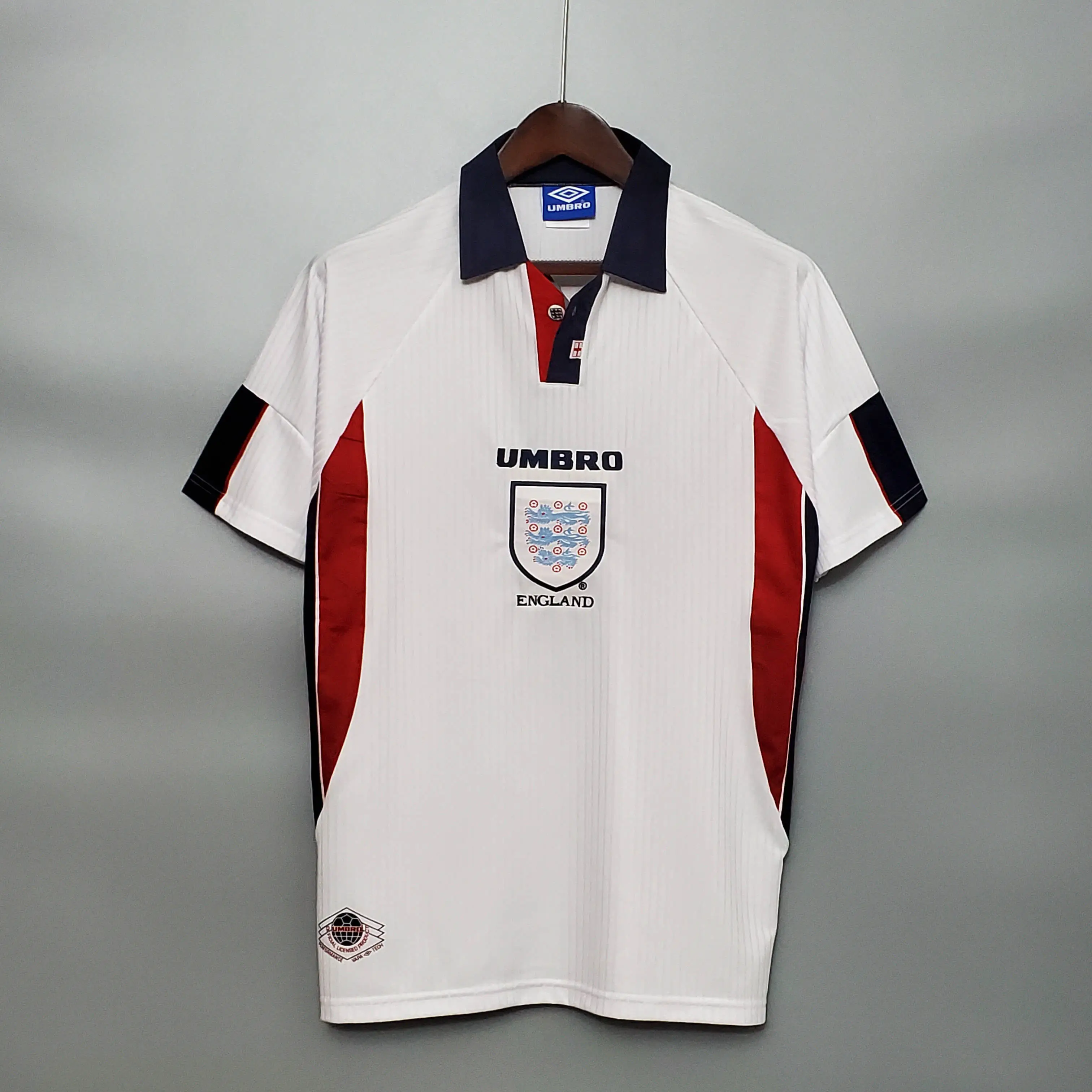 イングランド代表 ホーム 1998 ユニフォーム レトロ 半袖 Ｔシャツ