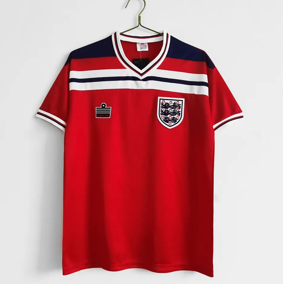 イングランド代表 アウェイ 1982  ユニフォーム レトロ 半袖Ｔシャツ