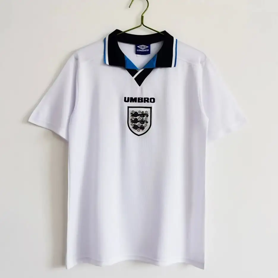 イングランド代表 ホーム 1996 ユニフォーム レトロ 半袖 Ｔシャツ
