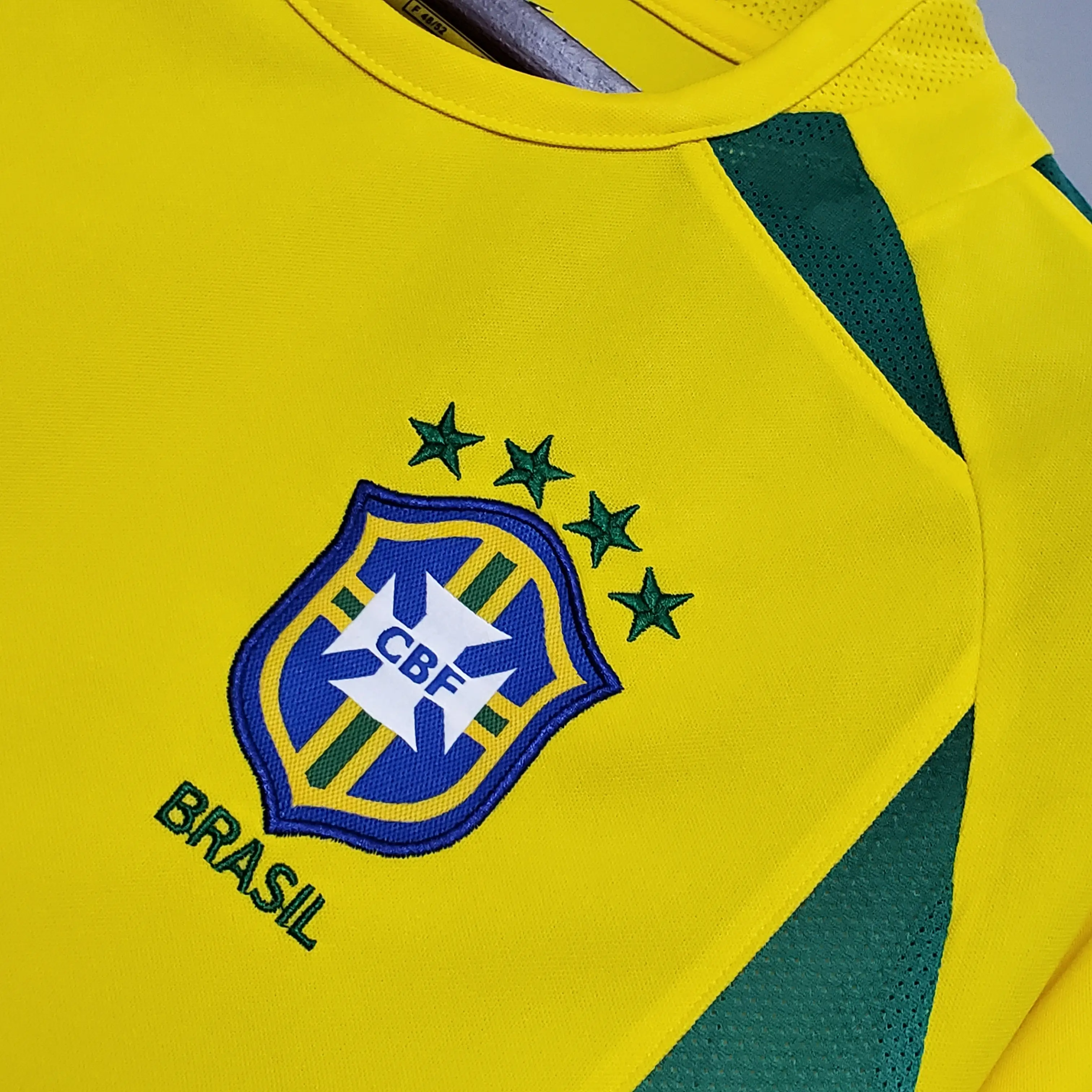 ブラジル代表 ホーム 2002 ユニフォーム レトロ 半袖 Ｔシャツ