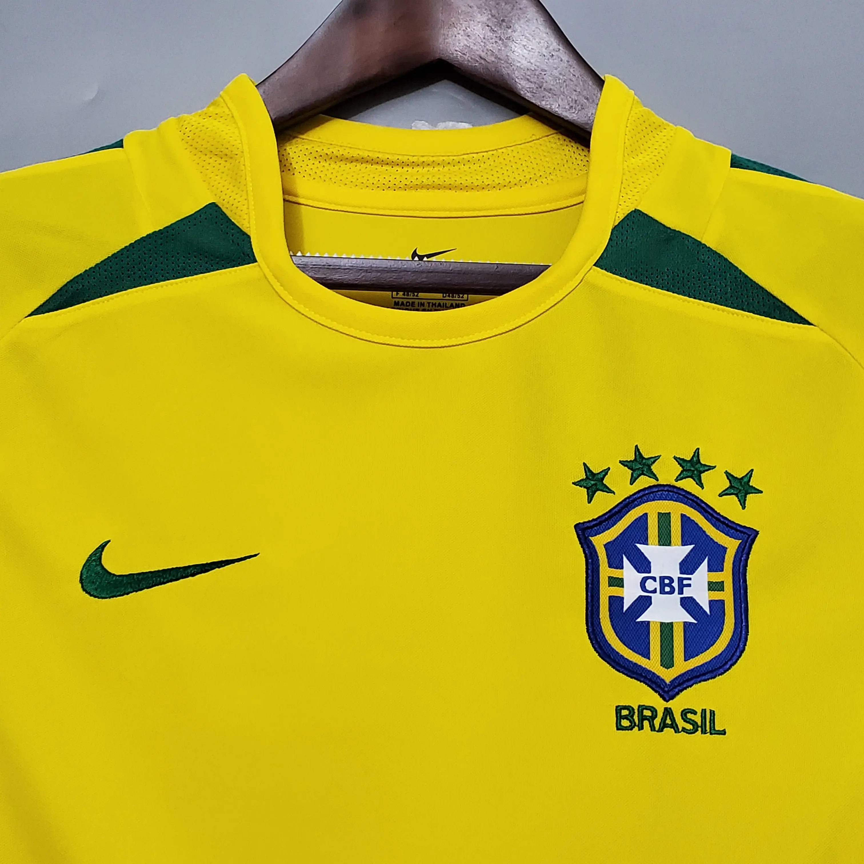 ブラジル代表 ホーム 2002 ユニフォーム レトロ 半袖 Ｔシャツ