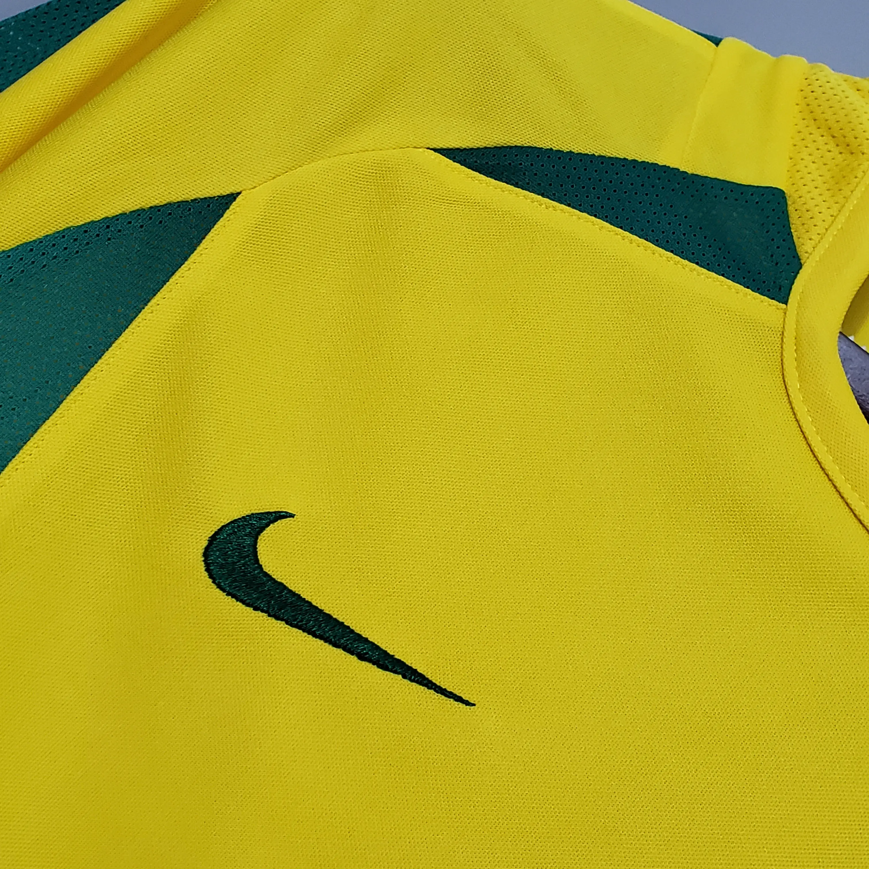 ブラジル代表 ホーム 2002 ユニフォーム レトロ 半袖 Ｔシャツ
