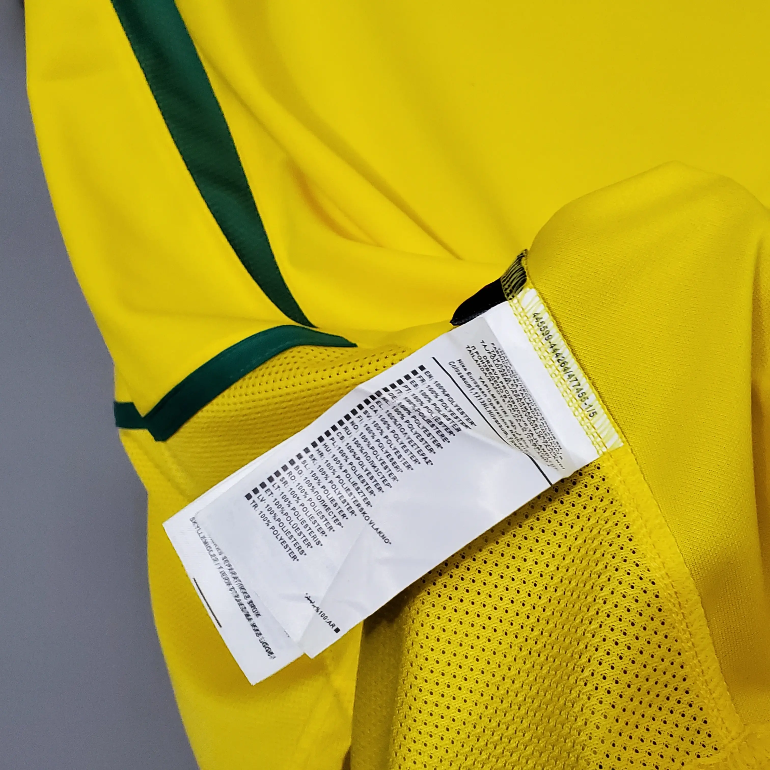 ブラジル代表 ホーム 2002 ユニフォーム レトロ 半袖 Ｔシャツ