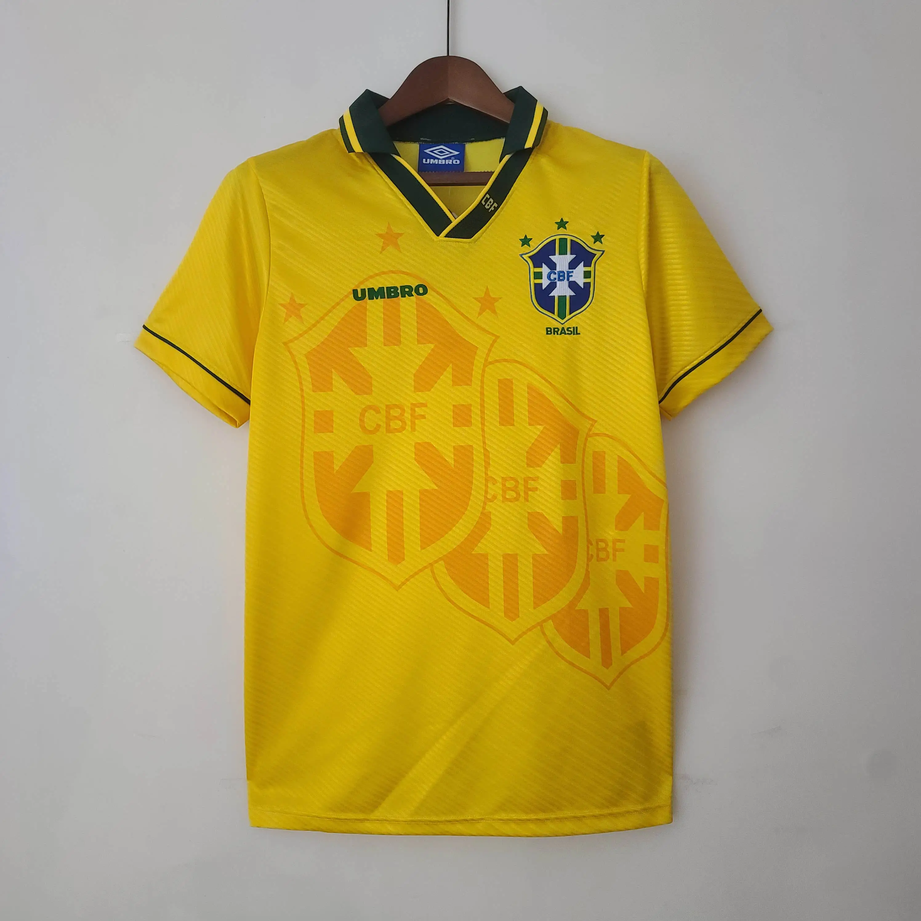 ブラジル代表 ホーム 1994 ユニフォーム レトロ 半袖 Ｔシャツ
