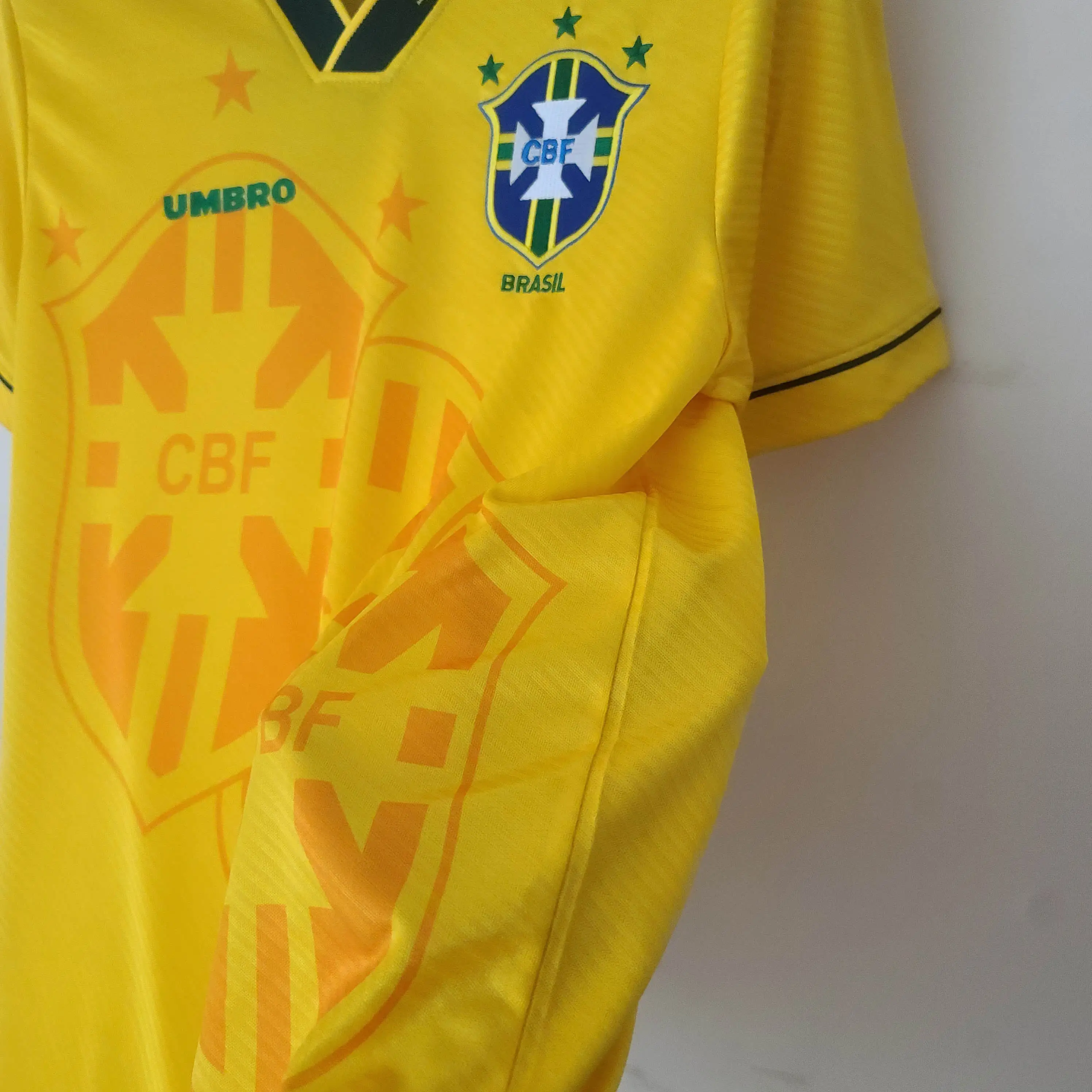ブラジル代表 ホーム 1994 ユニフォーム レトロ 半袖 Ｔシャツ