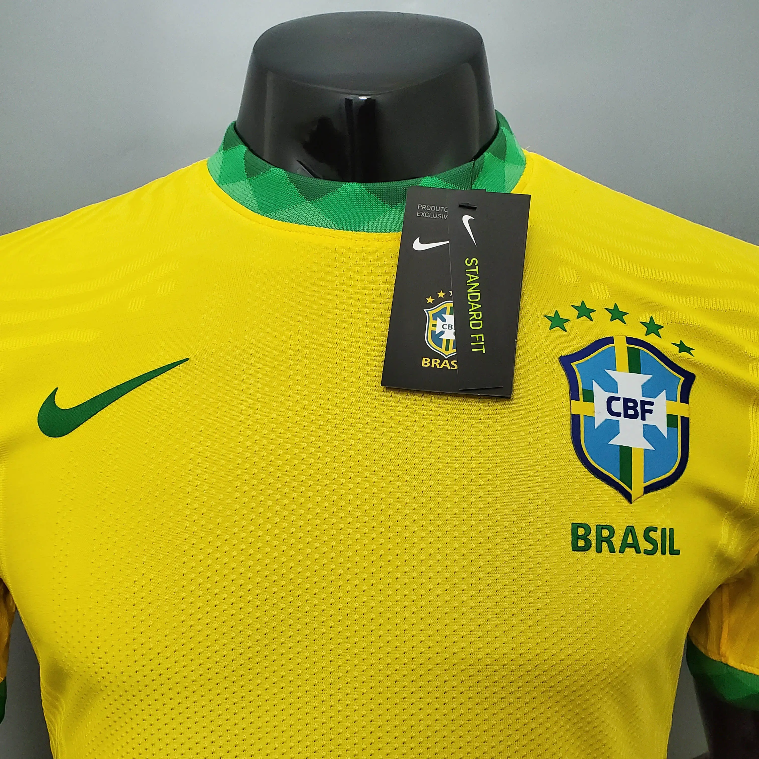 ブラジル代表 ホーム 2020 プレーヤーバージョン 半袖 Ｔシャツ