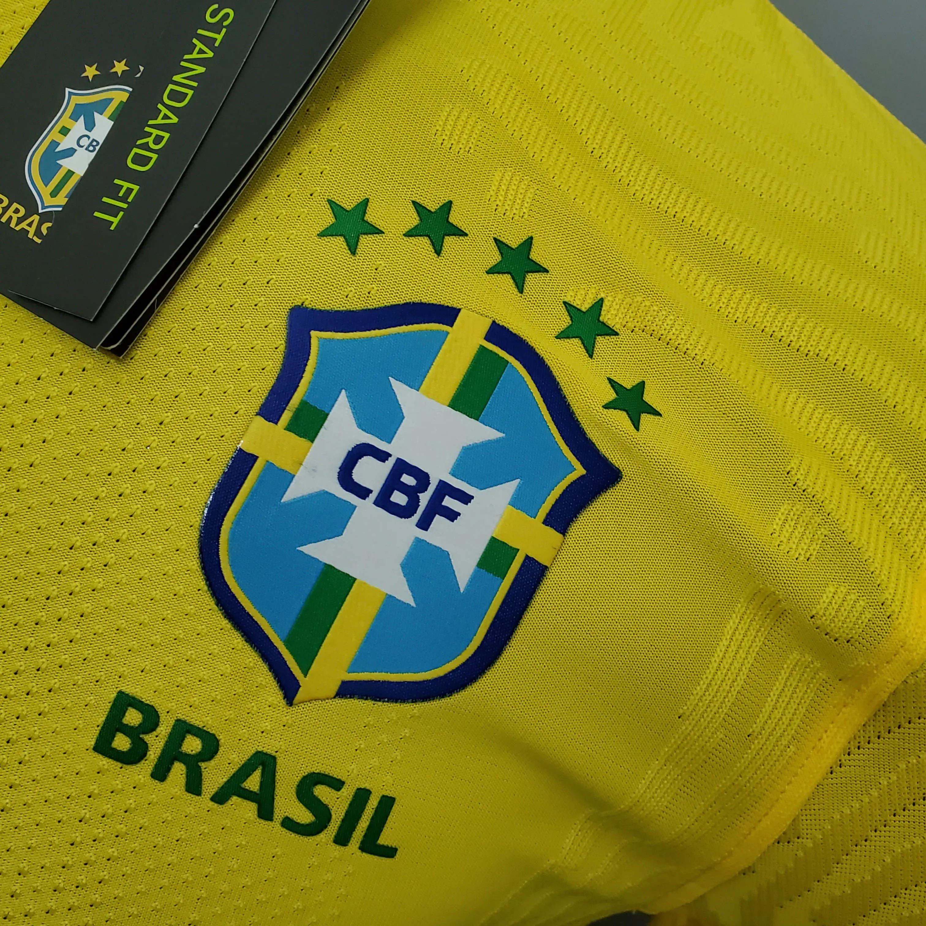 ブラジル代表 ホーム 2020 プレーヤーバージョン 半袖 Ｔシャツ