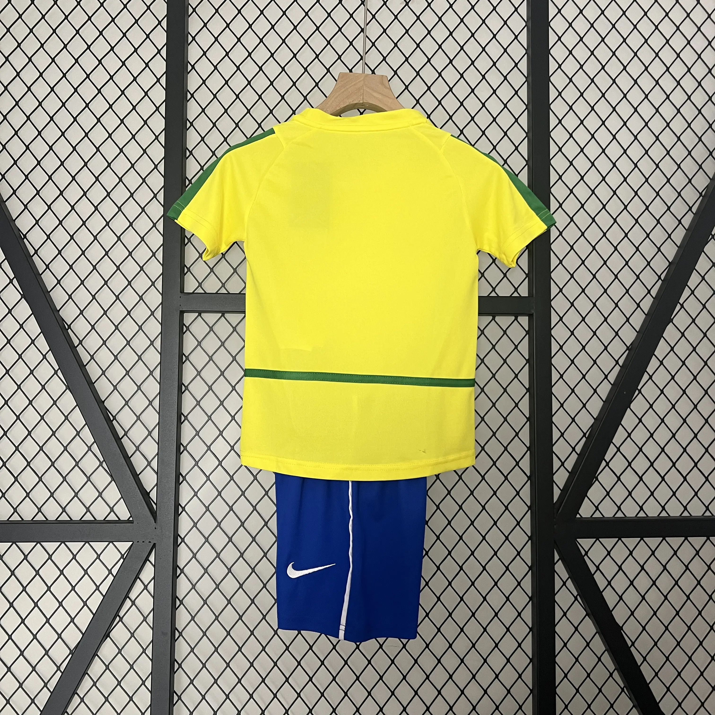 ブラジル代表 ホーム 2002 ユニフォーム キッズ 半袖 上下セット