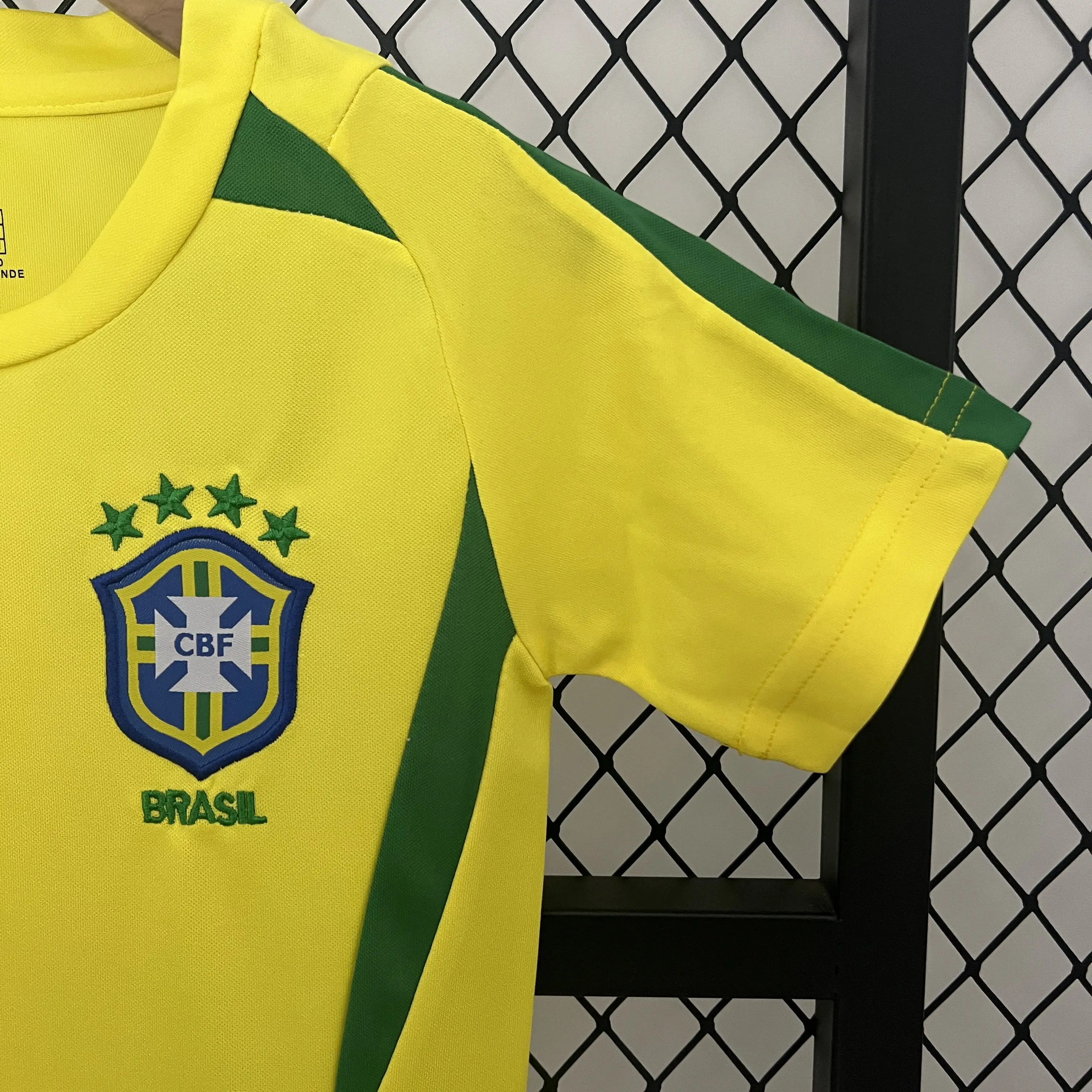 ブラジル代表 ホーム 2002 ユニフォーム キッズ 半袖 上下セット