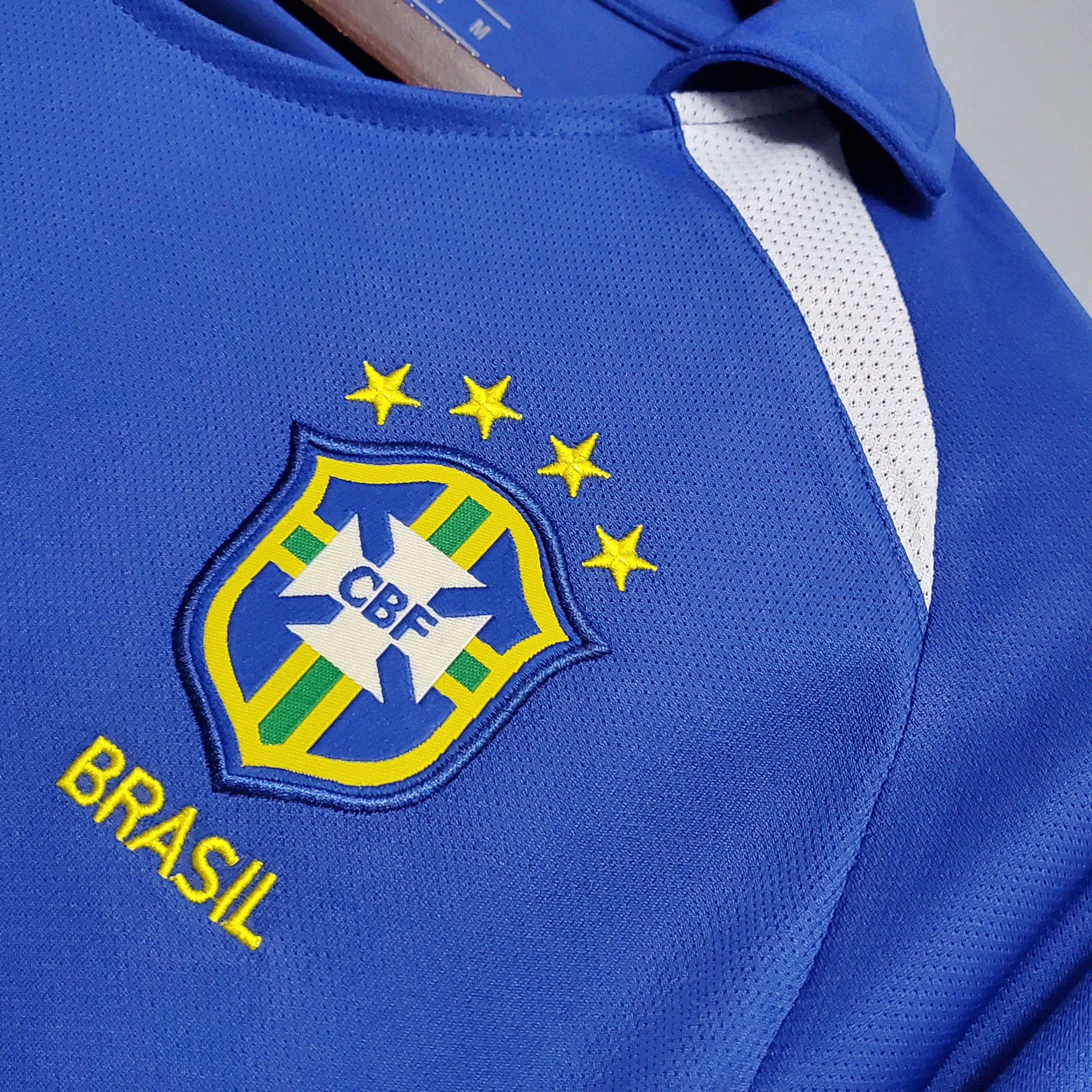 ブラジル代表 アウェイ 2002 ユニフォーム レトロ Ｔシャツ