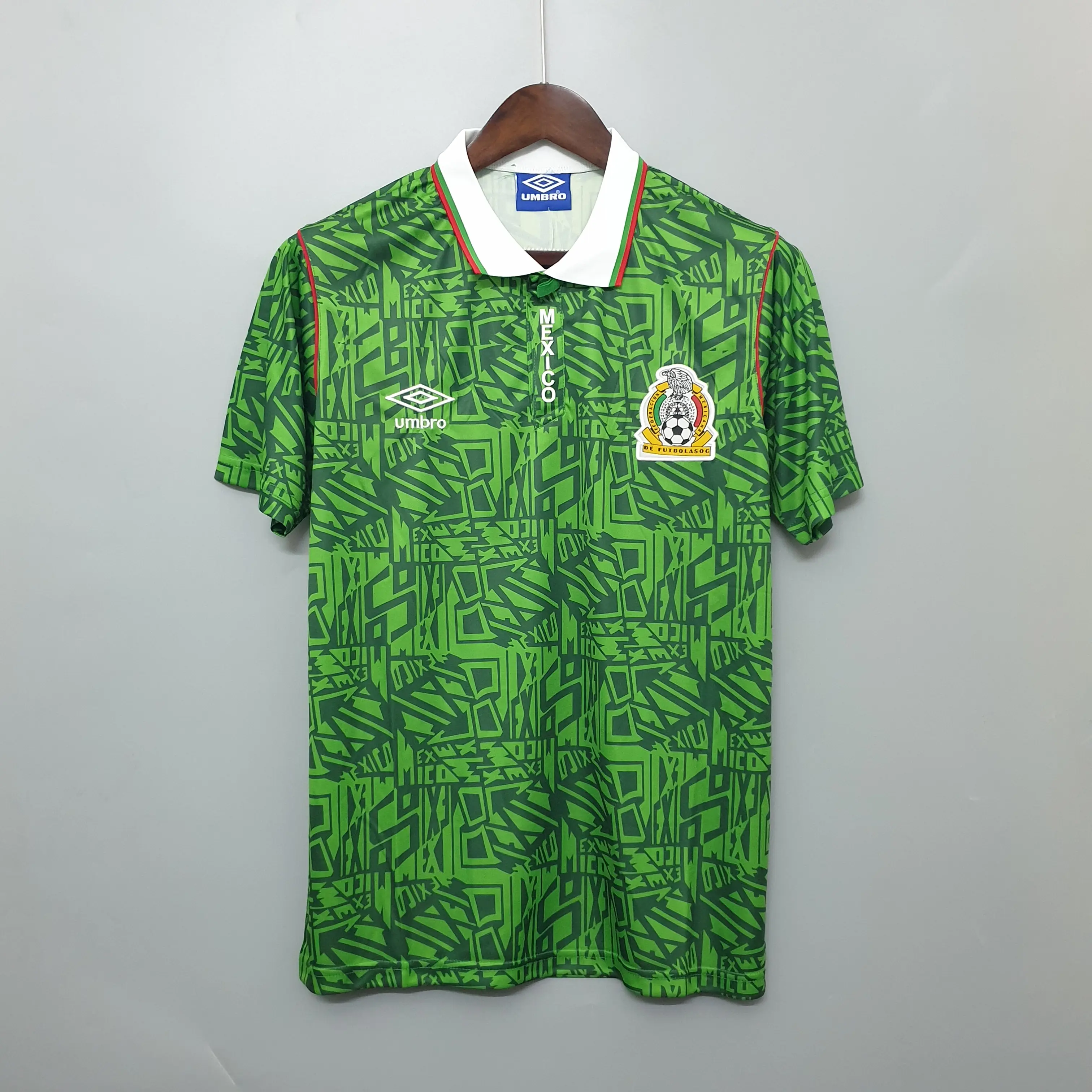 メキシコ代表 ホーム 1994 ユニフォーム レトロ 半袖 Tシャツ