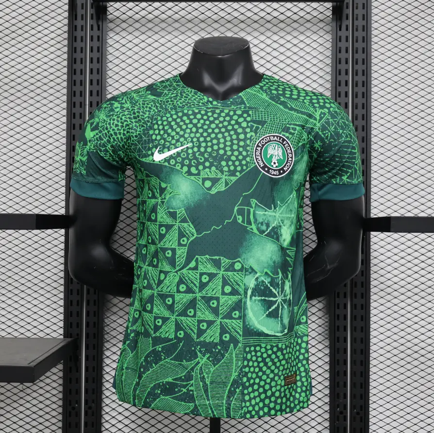 ナイジェリア代表 2023 ユニフォーム プレーヤー 半袖 Ｔシャツ
