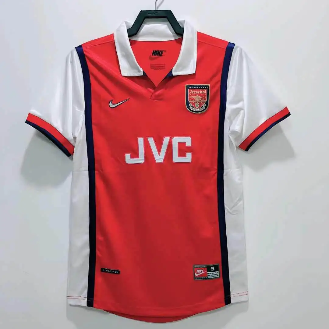アーセナル ホーム 1998/1999 ユニフォーム レトロ 半袖 Tシャツ