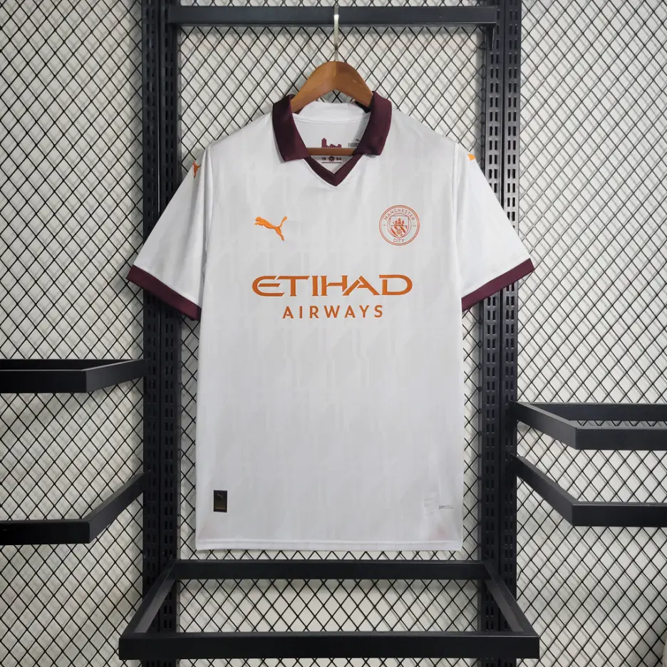 マンチェスター シティ アウェイ 2023/2024 ユニフォーム 半袖 Tシャツ ファン バージョン