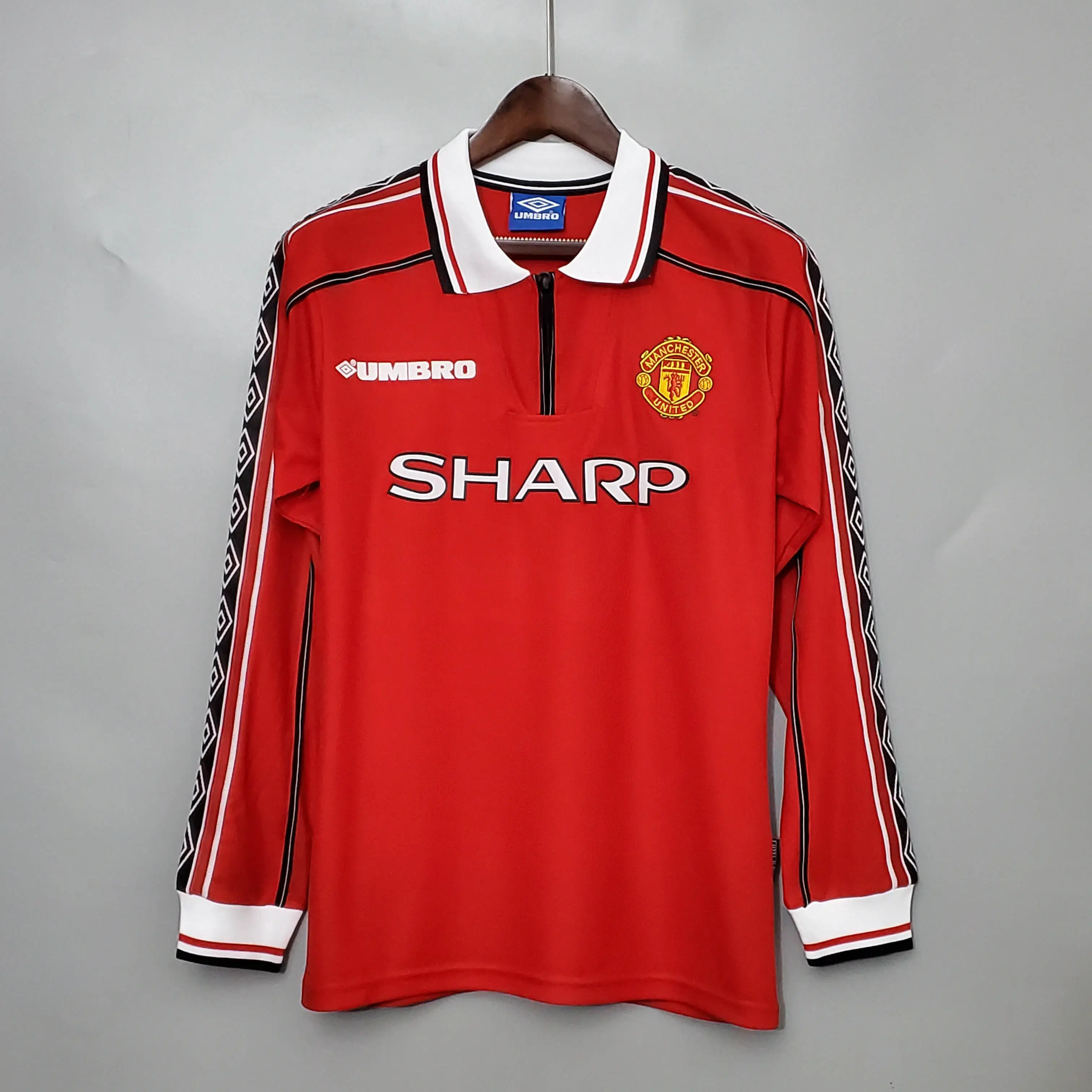 マンチェスター ユナイテッド ホーム 1998/1999 ユニフォーム 長袖 Tシャツ