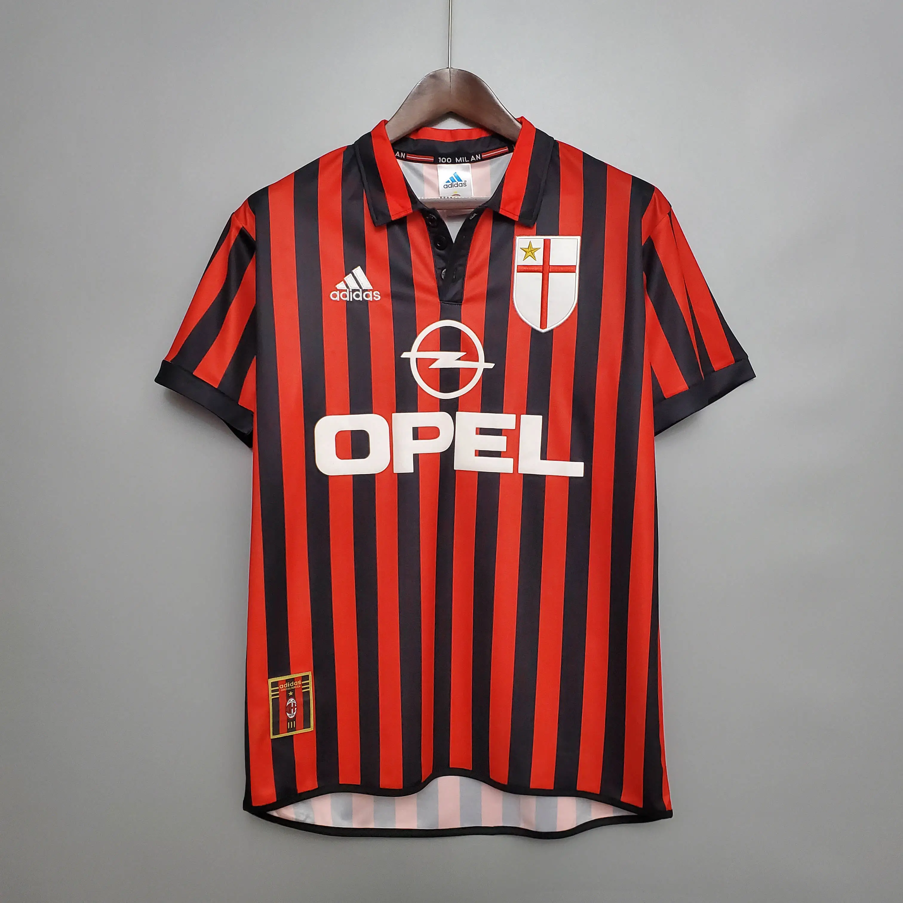 ACミラン ホーム 1999/2000 レトロ ユニフォーム Tシャツ
