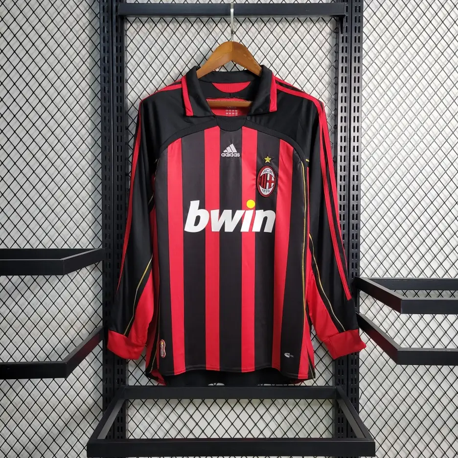 ACミラン ホーム 2006-2007 ユニフォーム 長袖 Tシャツ