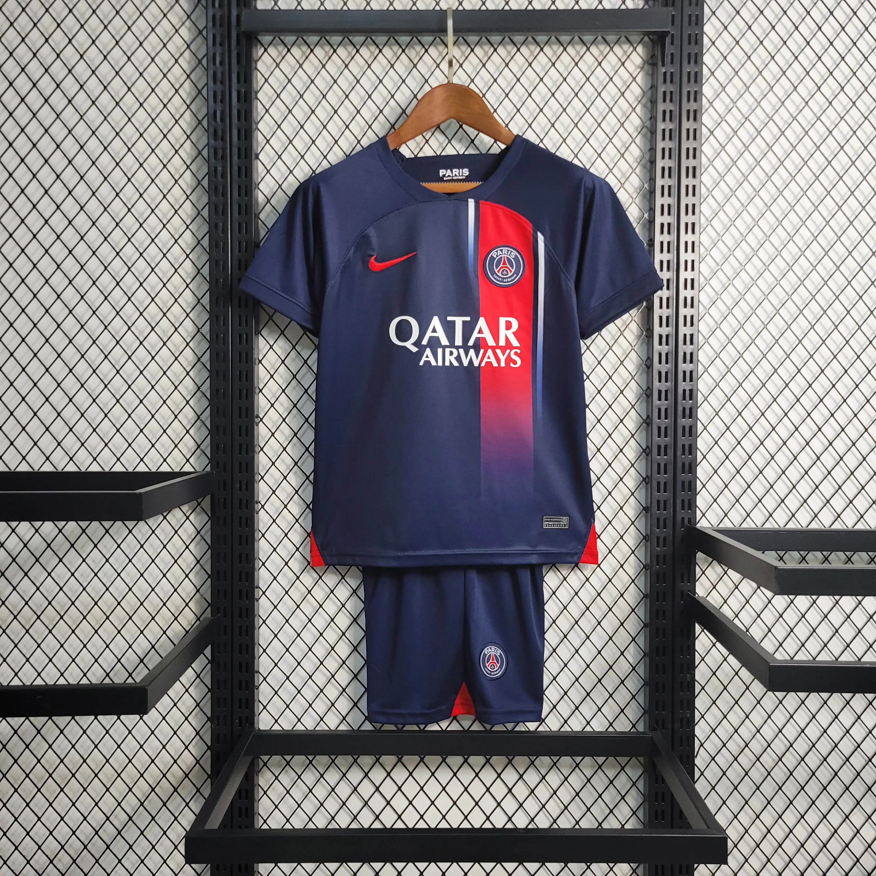PSG パリサンジェルマン ホーム 2023/2024 キッズ ユニフォーム 上下セット