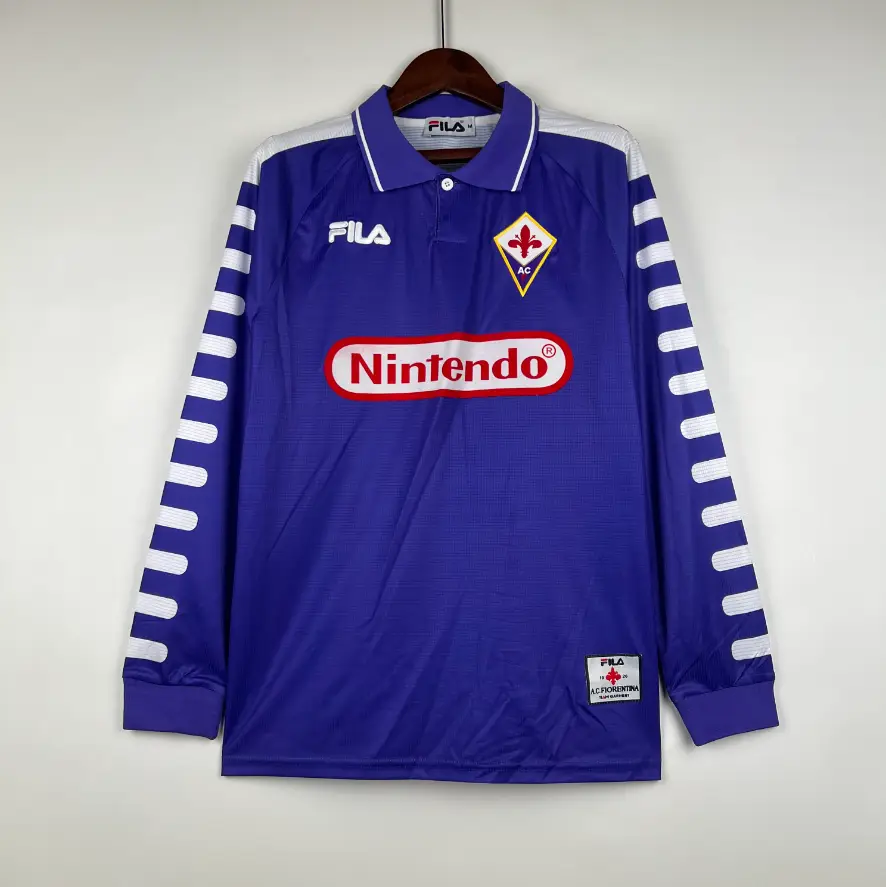 フィオレンティーナ ホーム 1998 レトロ ユニフォーム 長袖 Tシャツ