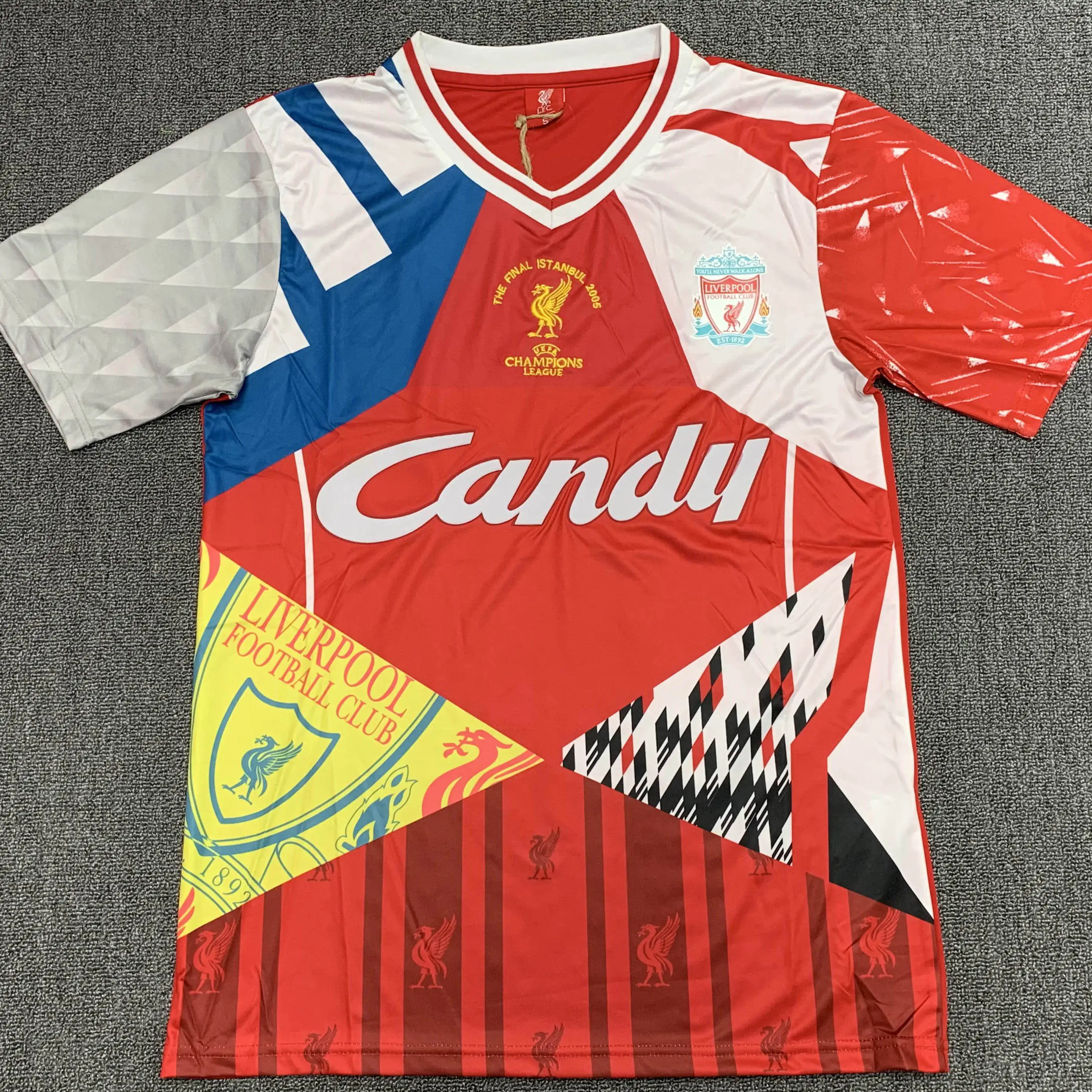 リバプール ハイブリッド 記念版 ユニフォーム 半袖 Tシャツ