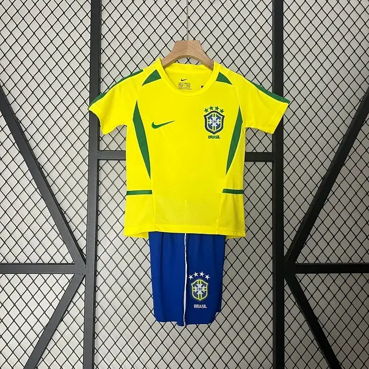ブラジル代表 ホーム 2002 ユニフォーム キッズ 上下セット