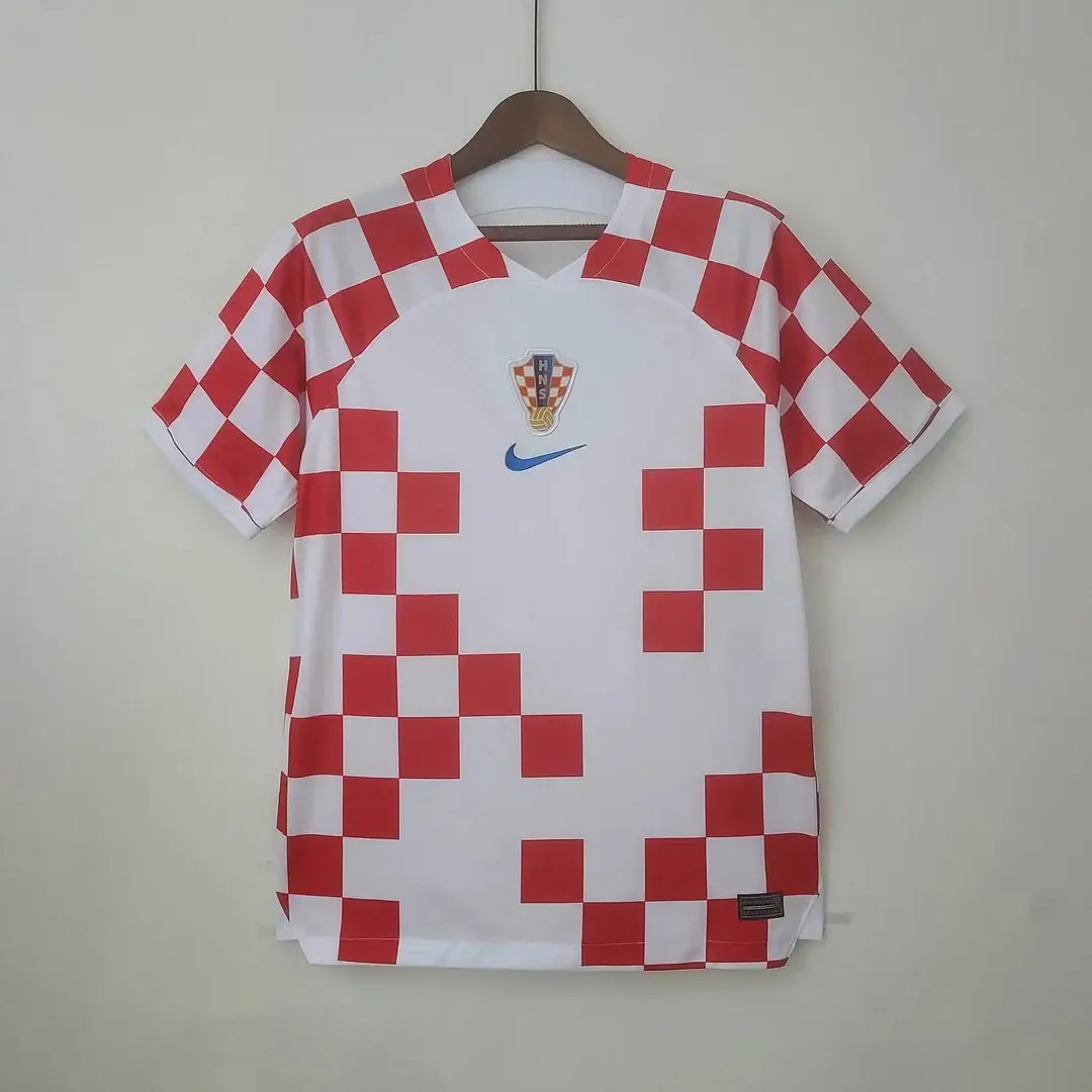 クロアチア代表 ホーム 2022 ユニフォーム 半袖 Tシャツ